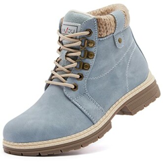 ANJOUFEMME Casual Winter Hiking Boots