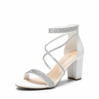 Chunk Low Heel Pump Sandals